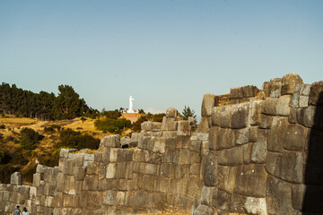 ruins of ancient inca cities close to Cusco