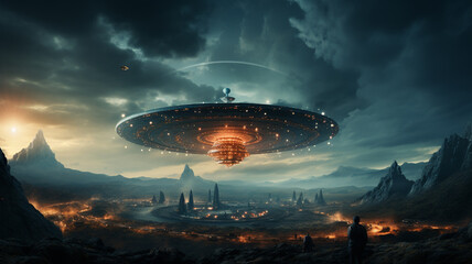  illustration of the alien ship