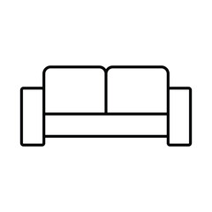 sofa icon vector . couch sign vector
