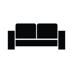 sofa icon vector . couch sign vector