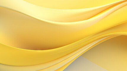  a yellow background with wavy lines and a blurry background.  generative ai