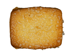 tasty biscuit element. sweet toast biscuit with sugar