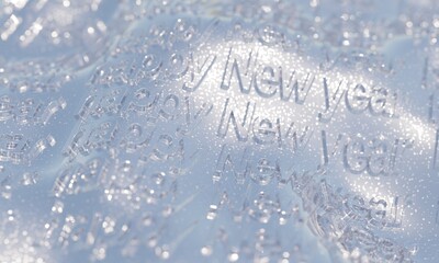 Happy New Year Waving Text effect 