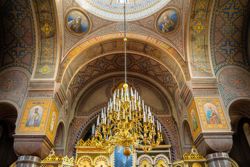 Fototapeta na wymiar Helsinki Orthodox Cathedral, HDR Image