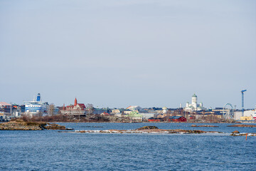 Fototapeta na wymiar Helsinki Harbor, HDR Image
