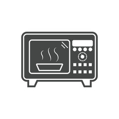Microwave Oven icon . Simple line Microwave Oven icon for templates, web design and infographics vector illustration 10 Eps 