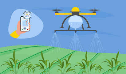Drone Smart farming Agriculture Farm Robotics