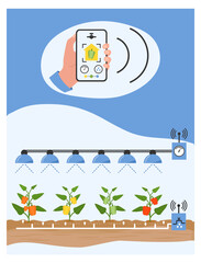 Smart greenhouse farming Agriculture Farm Robotics