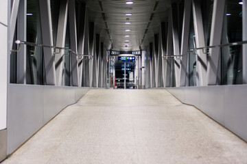 Empty Terminal Walkway