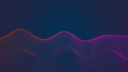 Abstract wave line background. Geometric lines background. Modern stylish texture. Abstract bg.