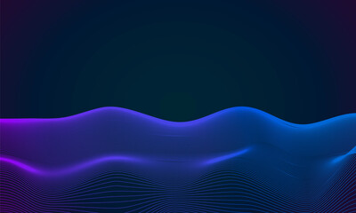 Abstract wave line background. Geometric lines background. Modern stylish texture. Abstract bg.