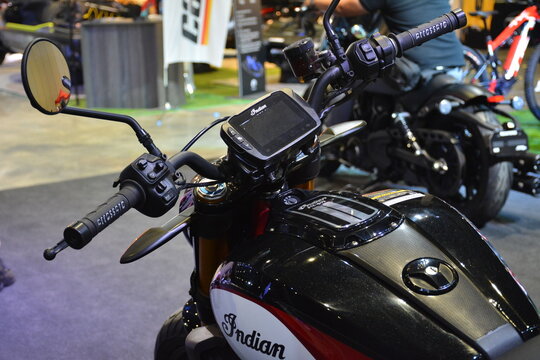 Indian ftr 1200 speedometer at performance and lifestlye expo in Pasay, Philippines