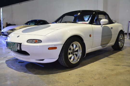 Mazda miata at performance and lifestlye expo in Pasay, Philippines