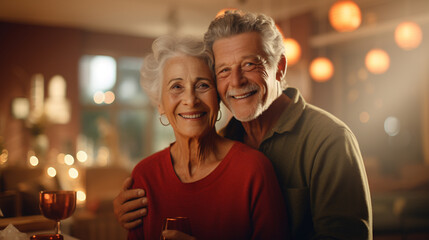 An elderly couple