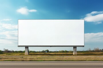 Empty Billboard for Outdoor Advertising Poster