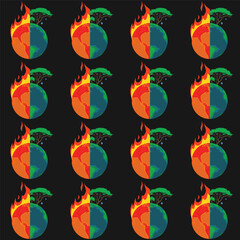 pattern with butterflies