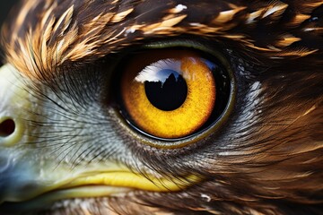 Close-Up of Two Eagle Eye
