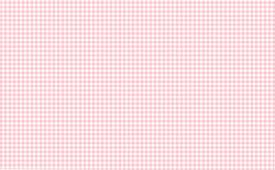 ピンク色の可愛いパステルチェック柄の背景素材