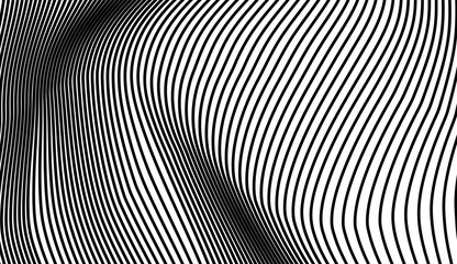Line background 3Abstract background image, black lines, abstract wavy lines ,vector illustration.