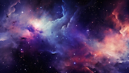 Fototapeta na wymiar Cosmic Nebula Dreamscape