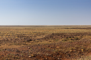 Fototapeta na wymiar Landscape of Dide Galgalu desert., Kenya