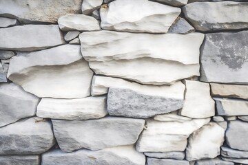 Background of stone wall texture. Close up of decorative stone wall. generative AI.