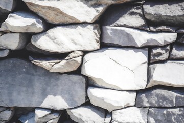 Background of stone wall texture. generative AI.