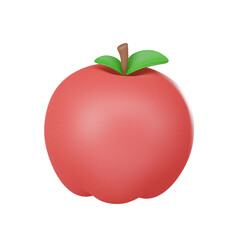Apple Fresh fruits. PNG with transparent background.