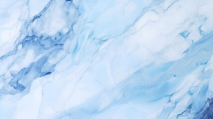 Abstract blue background with marble paint texture