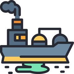 Oil spill icon