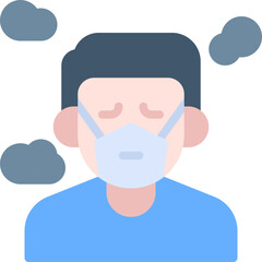 Man face mask icon