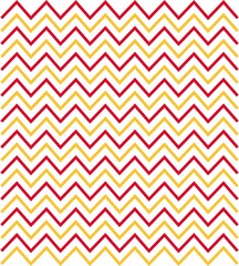 Red and Yellow Zigzag Seamless Pattern. Christmas chevron pattern seamless background texture in red and yellow.