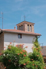 Quaint structure located in a small village in the Loire department, France