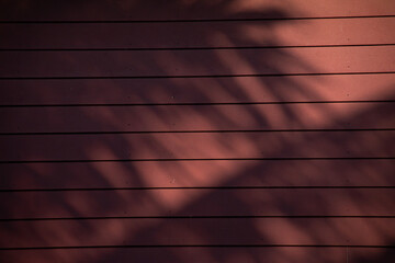 Wooden wall with shadows, tree background pattern For wallpaper design work