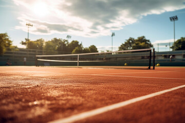 Tennis court - obrazy, fototapety, plakaty
