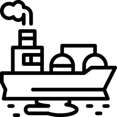 Oil spill icon