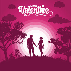 Vector happy valentines day vector design.
