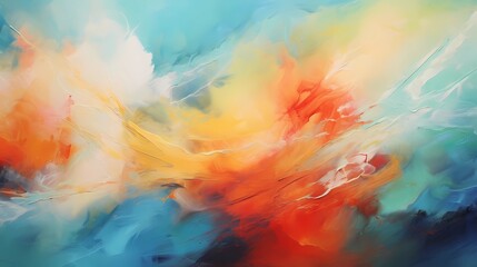 abstract watercolor background with colorful watercolor, Generative AI