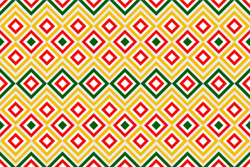 Abstract ethnic geometric pattern design for background or wallpaper carpet,wallpaper,clothing,wrapping,Batik,fabric,Vector illustration.