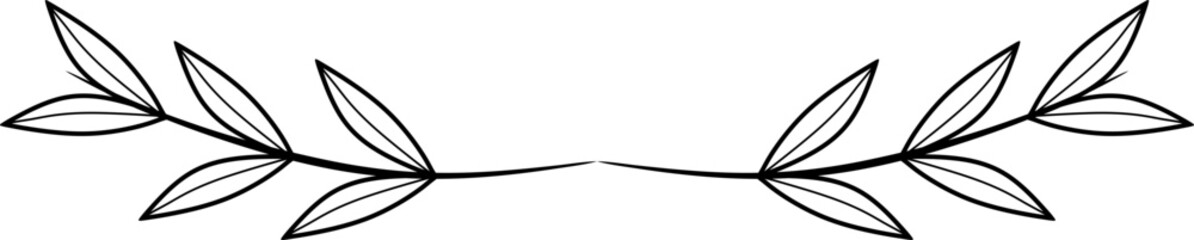 Line Floral Decoration