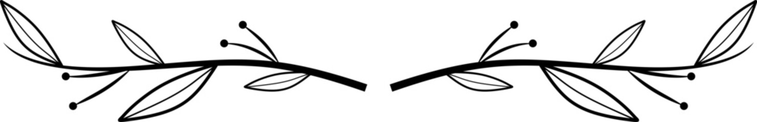 Line Floral Decoration