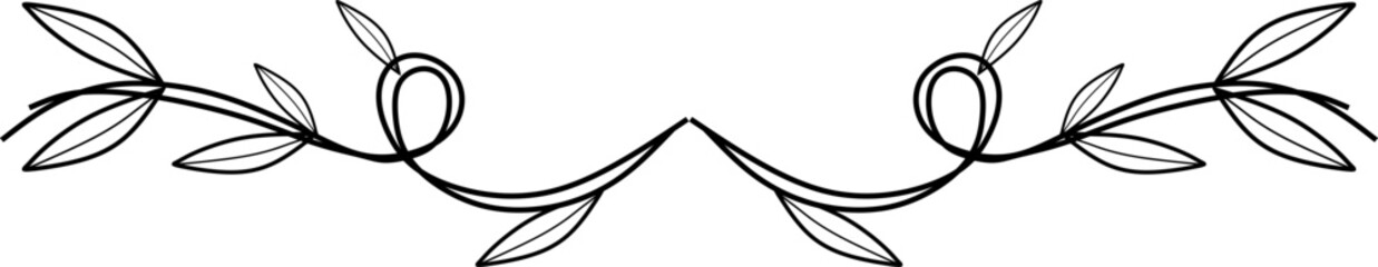 Line Floral Decoration