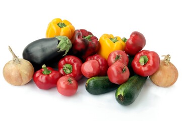 various vegetables for eating or cooking meals