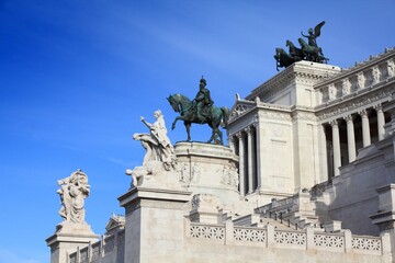 Fototapeta premium Altare della Patria in Rome city, Italy