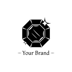 Obraz premium Jewelry Luxury Brand Logo Company Icon Illustration Design Vector