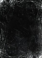 Grunge black background with scratches.