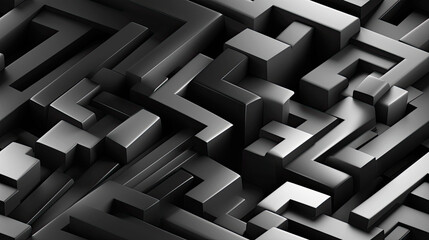 monochrome background with labyrinth