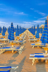 Long beach in Italy - Lido di Jesolo