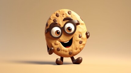 Obraz premium funny cartoon lion.Generative AI