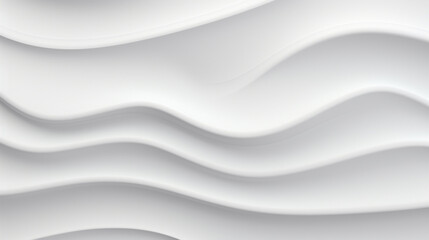 Abstract Wave Background. White Minimalistic Texture. generative ai